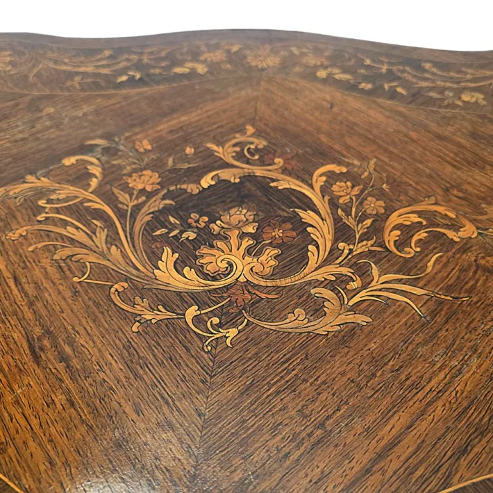 Pamono Antique French Louis XV Style Table with Drawer, 1800s Clearance