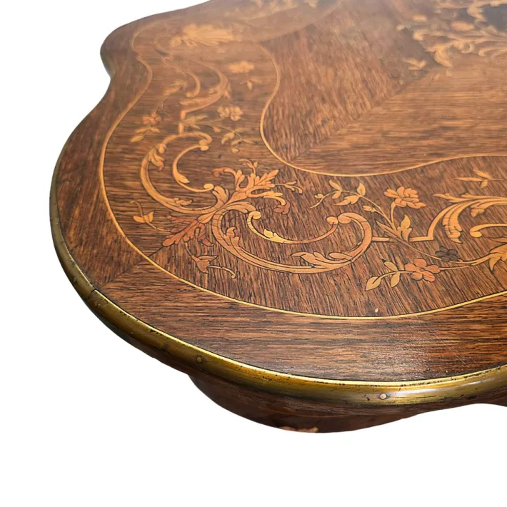 Pamono Antique French Louis XV Style Table with Drawer, 1800s Clearance