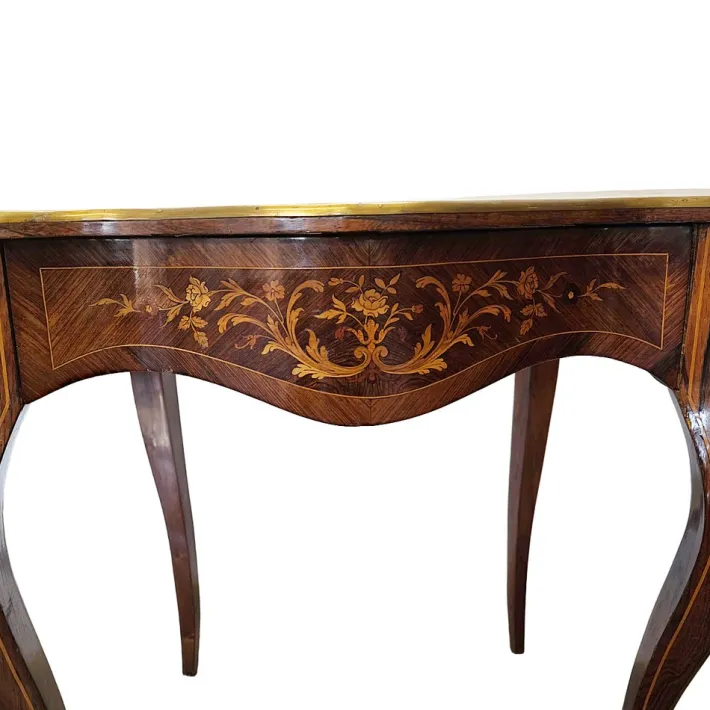 Pamono Antique French Louis XV Style Table with Drawer, 1800s Clearance