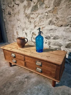 Pamono Antique French Oak and Pine Chest of 4 Drawers, 1900s Clearance