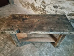 Pamono Antique French Oak Workbench, 1890s Hot