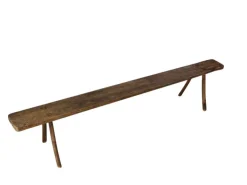 Pamono Antique French Rustic Farmhouse Bench Discount