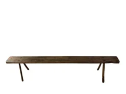 Pamono Antique French Rustic Farmhouse Bench Discount