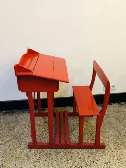 Pamono Antique French School Desk, 1920s Hot