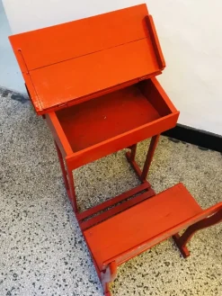 Pamono Antique French School Desk, 1920s Hot