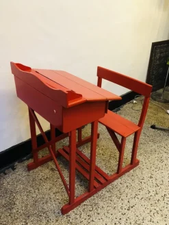 Pamono Antique French School Desk, 1920s Hot