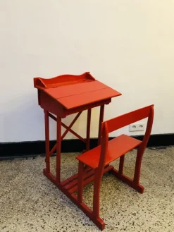 Pamono Antique French School Desk, 1920s Hot