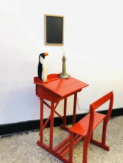 Pamono Antique French School Desk, 1920s Hot