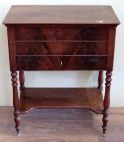 Pamono Antique French Side Table on Casters Clearance