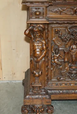 Pamono Antique French Sideboard in Walnut, 1850 Clearance