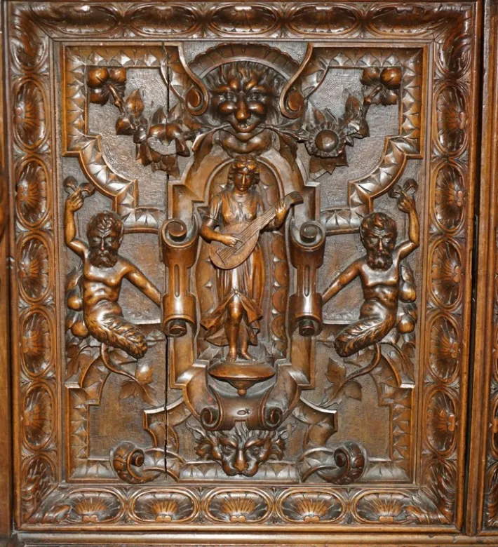 Pamono Antique French Sideboard in Walnut, 1850 Clearance