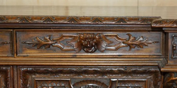 Pamono Antique French Sideboard in Walnut, 1850 Clearance