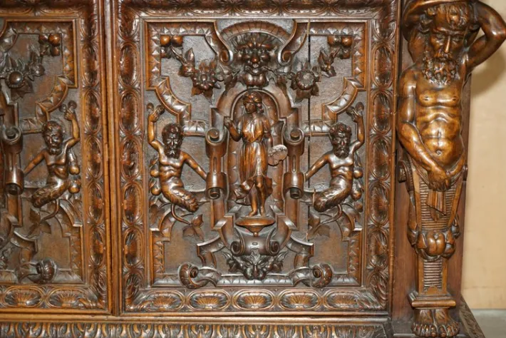 Pamono Antique French Sideboard in Walnut, 1850 Clearance