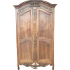 Pamono Antique French Wardrobe in Solid Walnut, 1770s