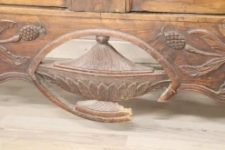 Pamono Antique French Wardrobe in Solid Walnut, 1770s