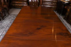 Pamono Antique George III Regency Dining Table with Chairs, 1820, Set of 11 Sale