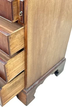 Pamono Antique Georgian Secretaire in Mahogany, 1870 Clearance