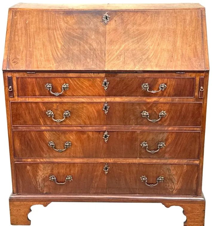 Pamono Antique Georgian Secretaire in Mahogany, 1870 Clearance