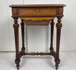 Pamono Antique German Walnut Sewing Table Online