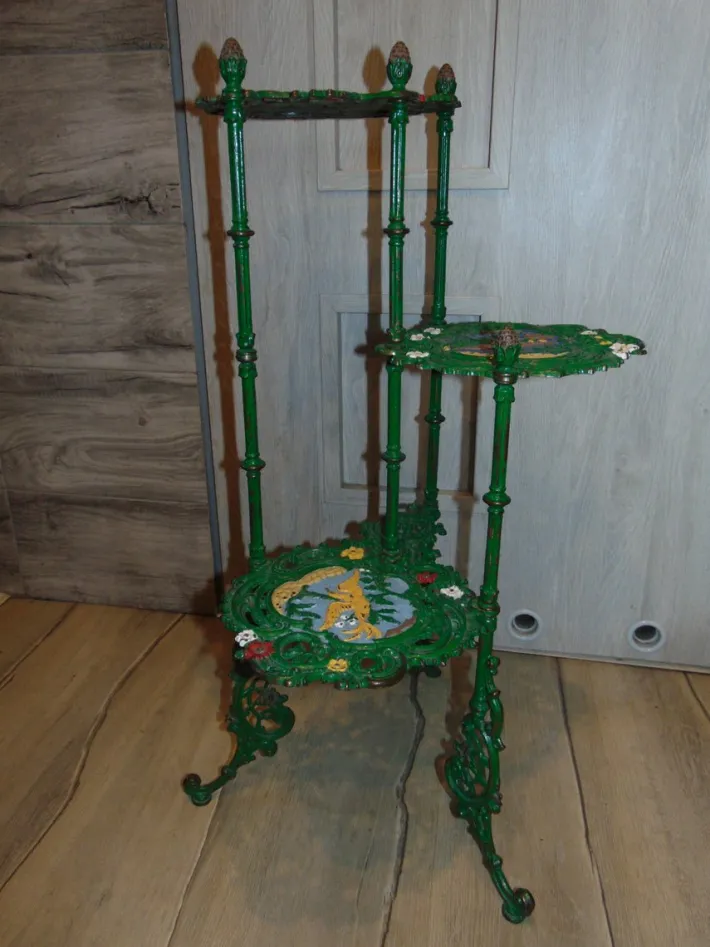 Pamono Antique Industrial German Brass Garden Table Discount