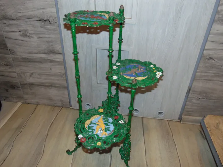 Pamono Antique Industrial German Brass Garden Table Discount