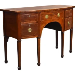 Pamono Antique Inlaid Mahogany Sideboard, 1890s Clearance