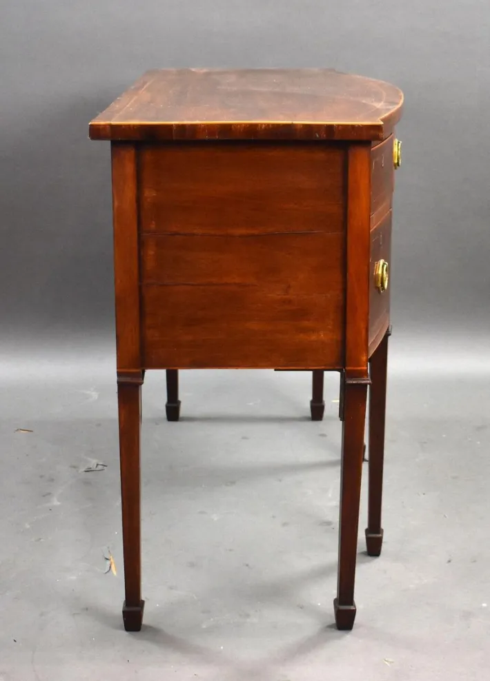 Pamono Antique Inlaid Mahogany Sideboard, 1890s Clearance
