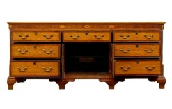Pamono Antique Inlaid Oak Dresser Base, 1760s Hot