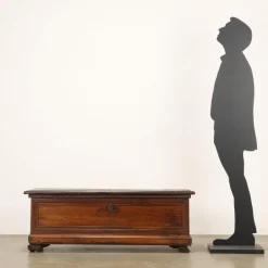 Pamono Antique Italian Chest in Walnut Carvings Best