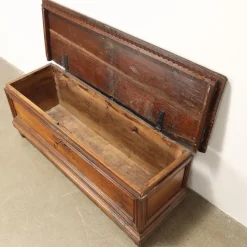 Pamono Antique Italian Chest in Walnut Carvings Best