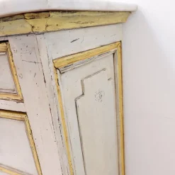 Pamono Antique Italian Chest of Drawers with Marble Top, 1800s Clearance