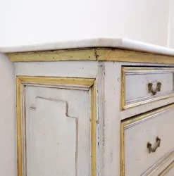 Pamono Antique Italian Chest of Drawers with Marble Top, 1800s Clearance