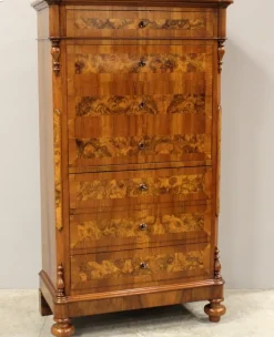 Pamono Antique Italian Secretaire in Walnut Discount