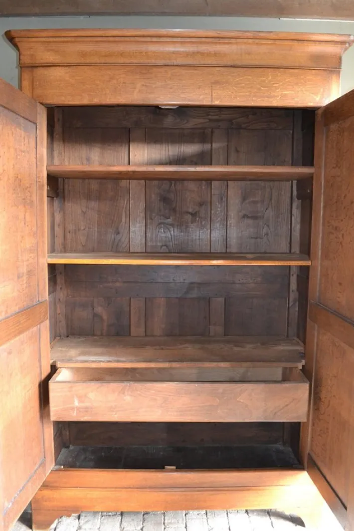 Pamono Antique Louis Philippe Oak Cabinet Sale