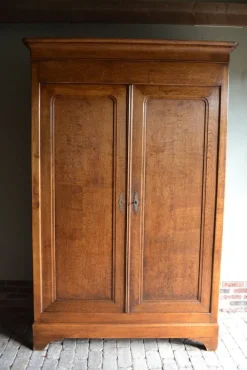 Pamono Antique Louis Philippe Oak Cabinet Sale
