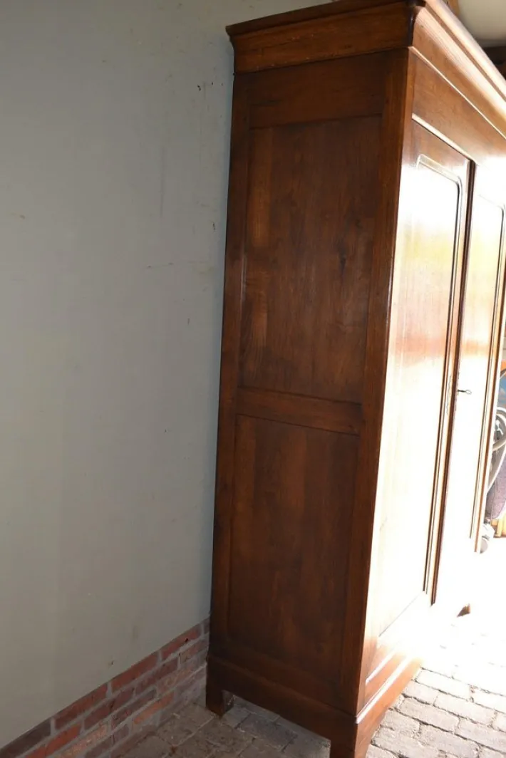 Pamono Antique Louis Philippe Oak Cabinet Sale