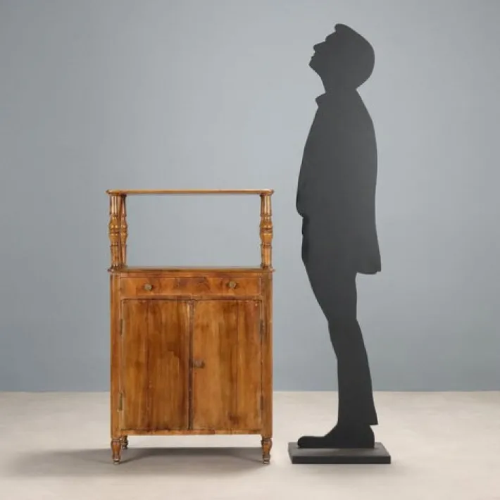 Pamono Antique Louis Philippe Walnut and Poplar Cupboard, 19th Century Online