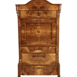 Pamono Antique Louis Phillipe Secretary in Walnut, 1860 Discount