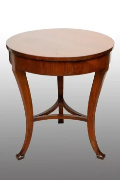 Pamono Antique Louis XVI Neapolitan Coffee Table in Walnut Burl, 18th Century Best