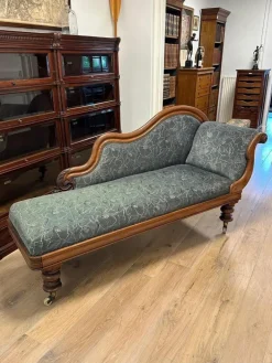 Pamono Antique Mahogany Chaise Lounge Clearance