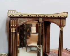 Pamono Antique Mahogany Veneer Secretaire