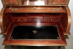 Pamono Antique Mahogany Veneer Secretaire