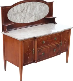 Pamono Antique Mahogany Washstand or Dressing Table, 1920s Online