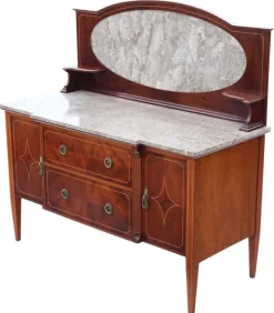 Pamono Antique Mahogany Washstand or Dressing Table, 1920s Online