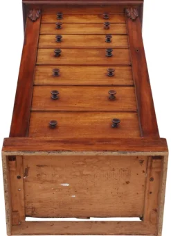 Pamono Antique Mahogany Wellington Chest of 7 Drawers, 19th Century Online