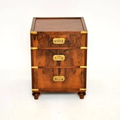 Pamono Antique Military Campaign Side Chest of Drawers, 1930s Online