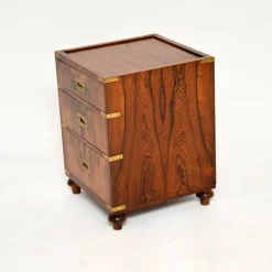 Pamono Antique Military Campaign Side Chest of Drawers, 1930s Online