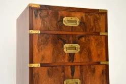 Pamono Antique Military Campaign Side Chest of Drawers, 1930s Online