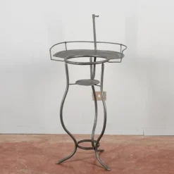 Pamono Antique Mirror with Sink on Iron Stand New