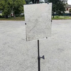 Pamono Antique Mirror with Sink on Iron Stand New